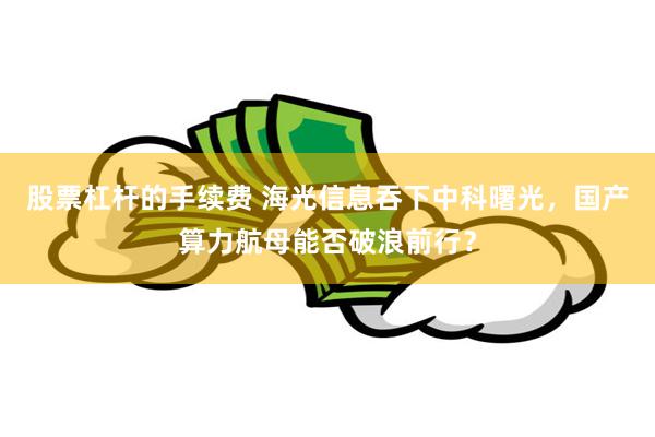 股票杠杆的手续费 海光信息吞下中科曙光，国产算力航母能否破浪前行？